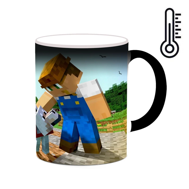 ماگ حرارتی کاکتی طرح ماینکرافت minecraft مدل mgh41064