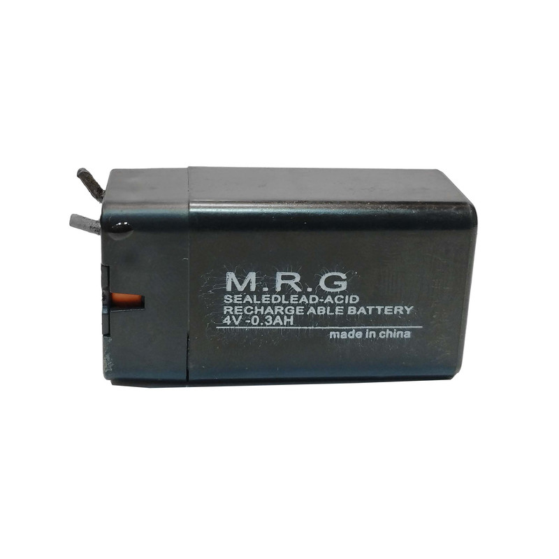 باتری سیلد اسید 4 ولت 300 میلی آمپر ساعت ام آر جی مدل KSRE-4V-0.3A