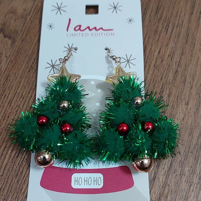 گوشواره زنانه آی ام مدل کاج کریسمس - - 3