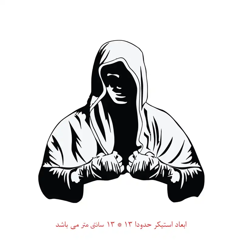 برچسب بدنه خودرو طرح مبارز کد 1697