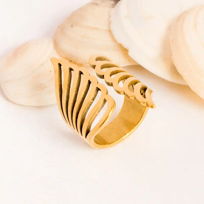 انگشتر زنانه مدل بال فرشته کد tda230