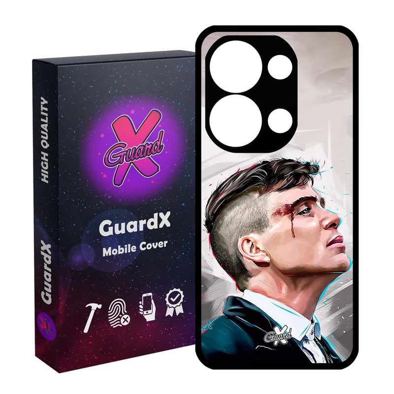 کاور گارد ایکس طرح Peaky Blinders مدل Glass10032 مناسب برای گوشی موبایل شیائومی Redmi Note 13 Pro 4G / Poco M6 Pro 4G
