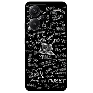 Megafone Social Media 1898 Cover For Xiaomi Redmi Note 13 Pro Plus 5G