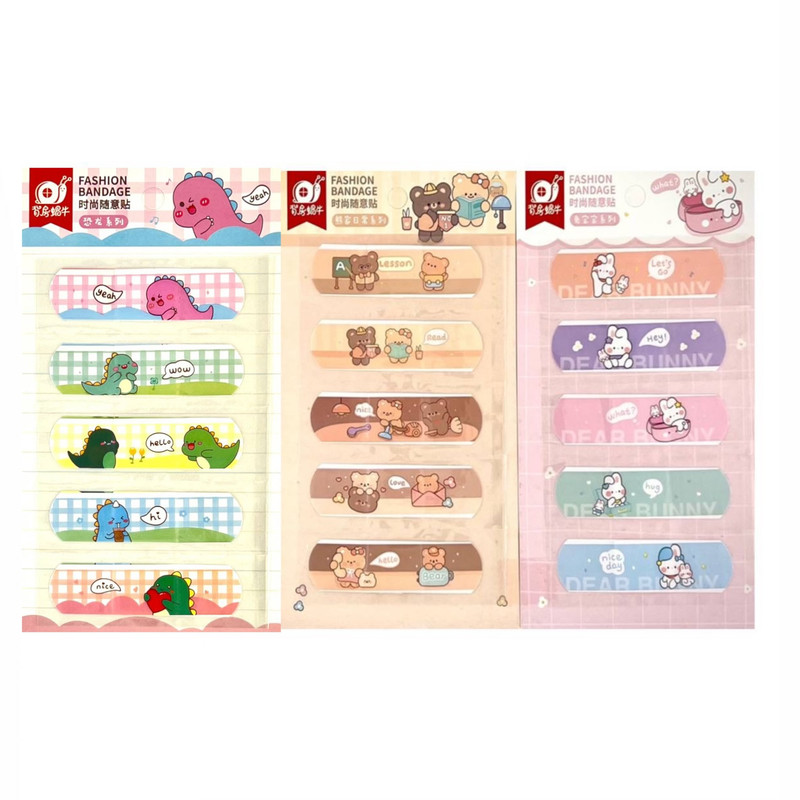 چسب زخم مدل فانتزی بسته 5 عددی ارزانترین فروشگاه اینترنتی