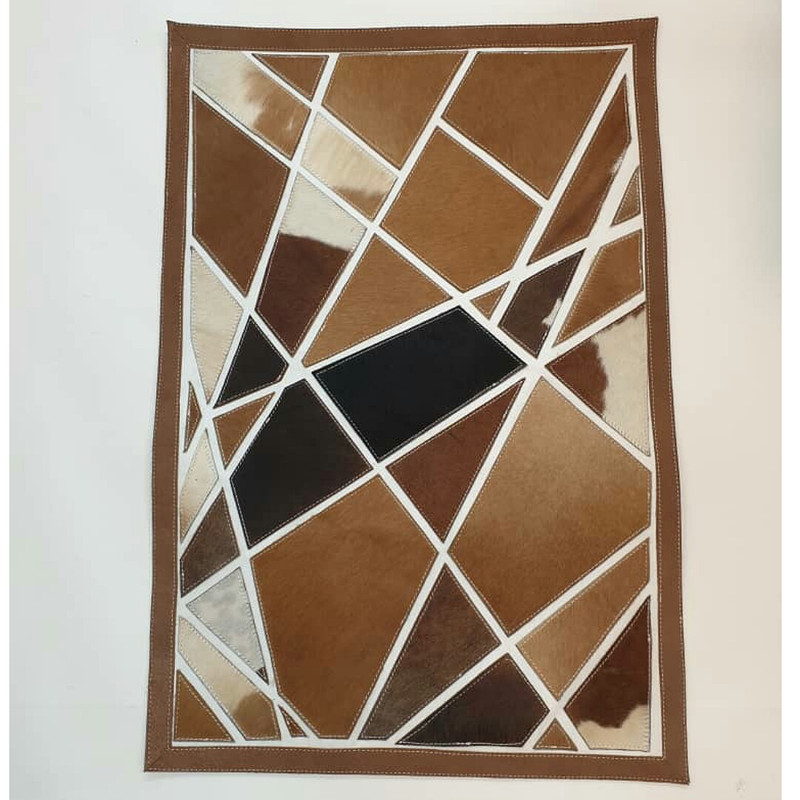 کلاژ فرش پوست و چرم مدل AD_0028 کد 545