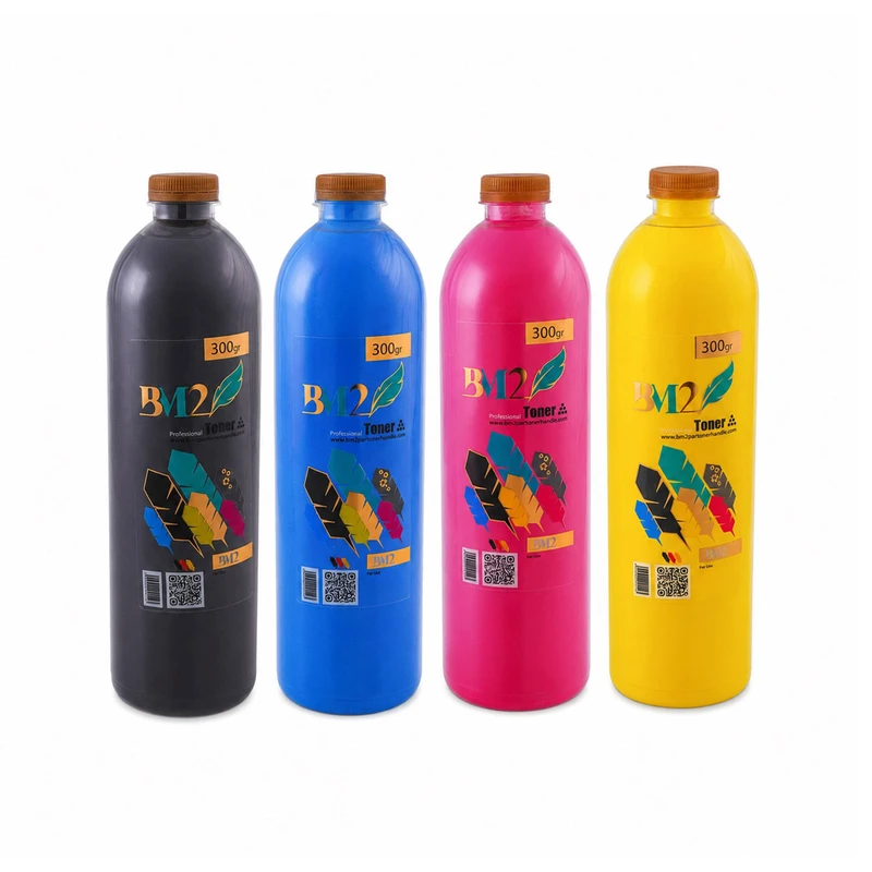 پودر شارژ 300 گرمی زیراکس مدل BM2 مجموعه 4 عددی