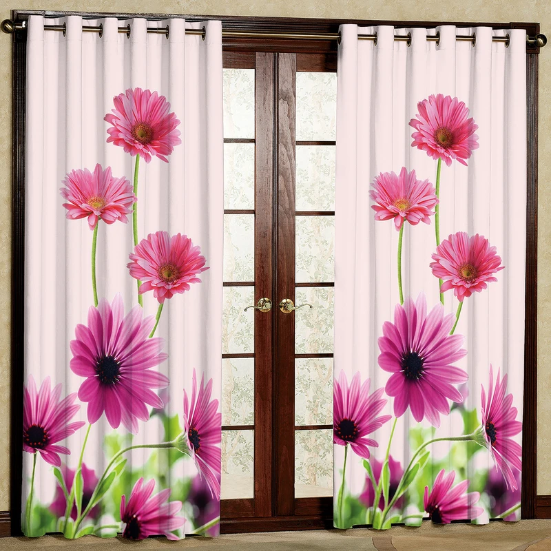 پرده مدل مخمل پانچی کد 1206T2 سایز 200x140 سانتی متر