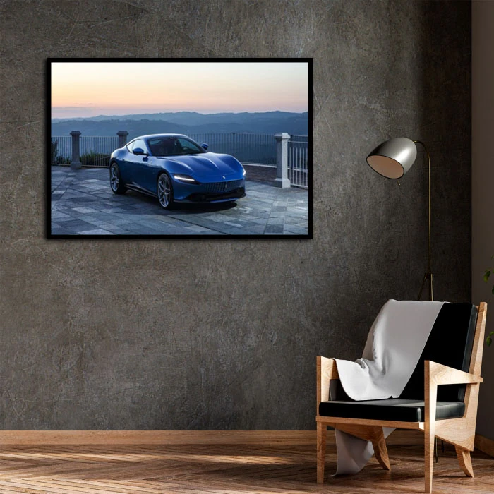 تابلو نوری بکلیت طرح فراری مدل B-D2044 فریم مشکی