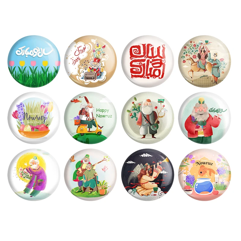 پیکسل خندالو مدل نوروز کد 1550 مجموعه 12 عددی