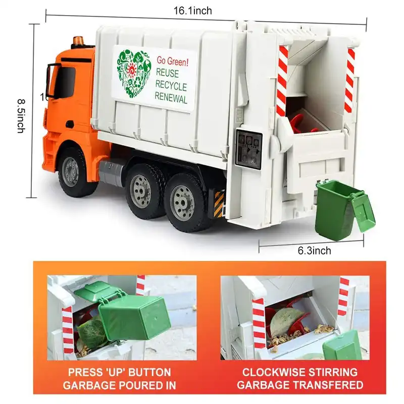 ماشین بازی کنترلی دبل ای مدل حمل زباله کد E560-003