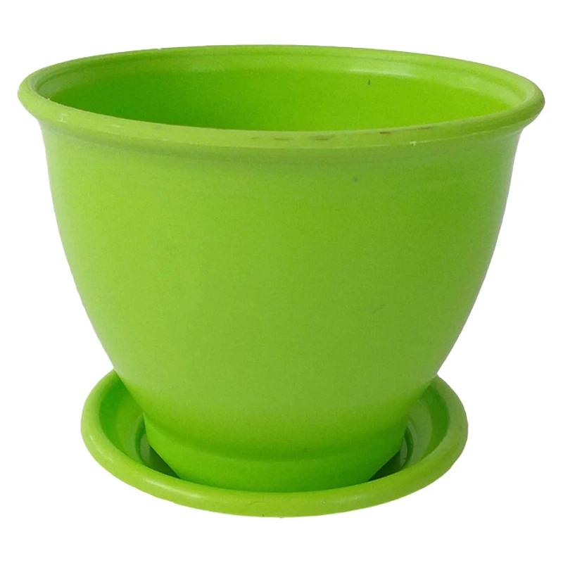 گلدان پلاستیکی مدل دایره ای سایز 10