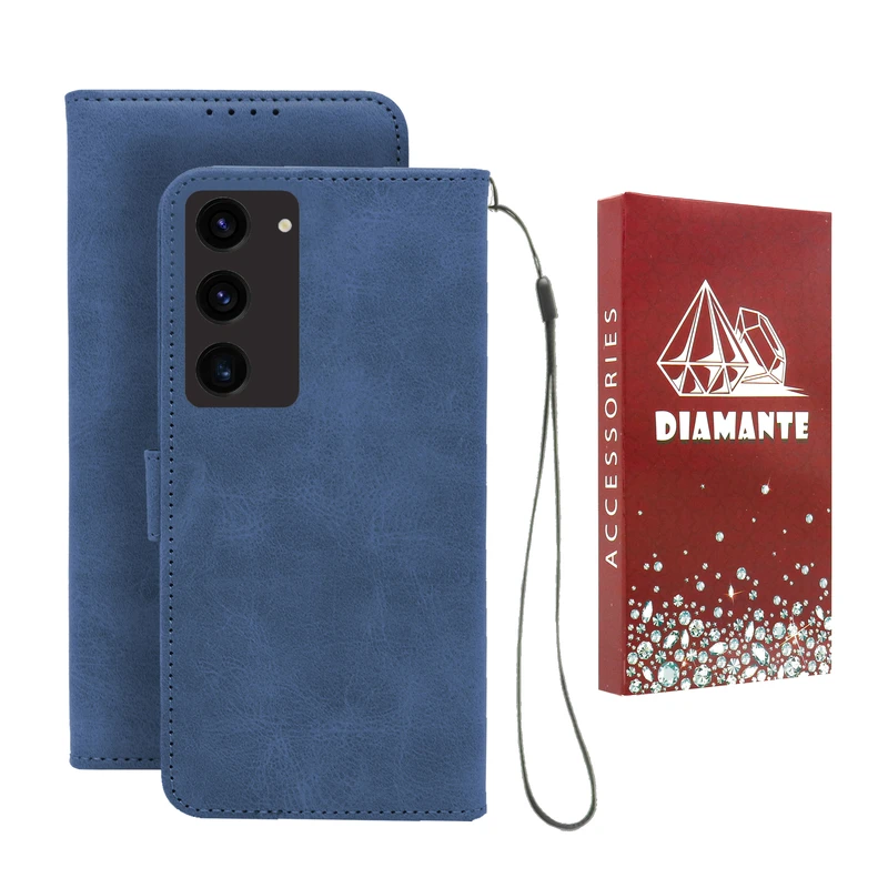 کیف کلاسوری دیامانته مدل Bandaviz Rd مناسب برای گوشی موبایل سامسونگ Galaxy S21 Plus به همراه بند آویز