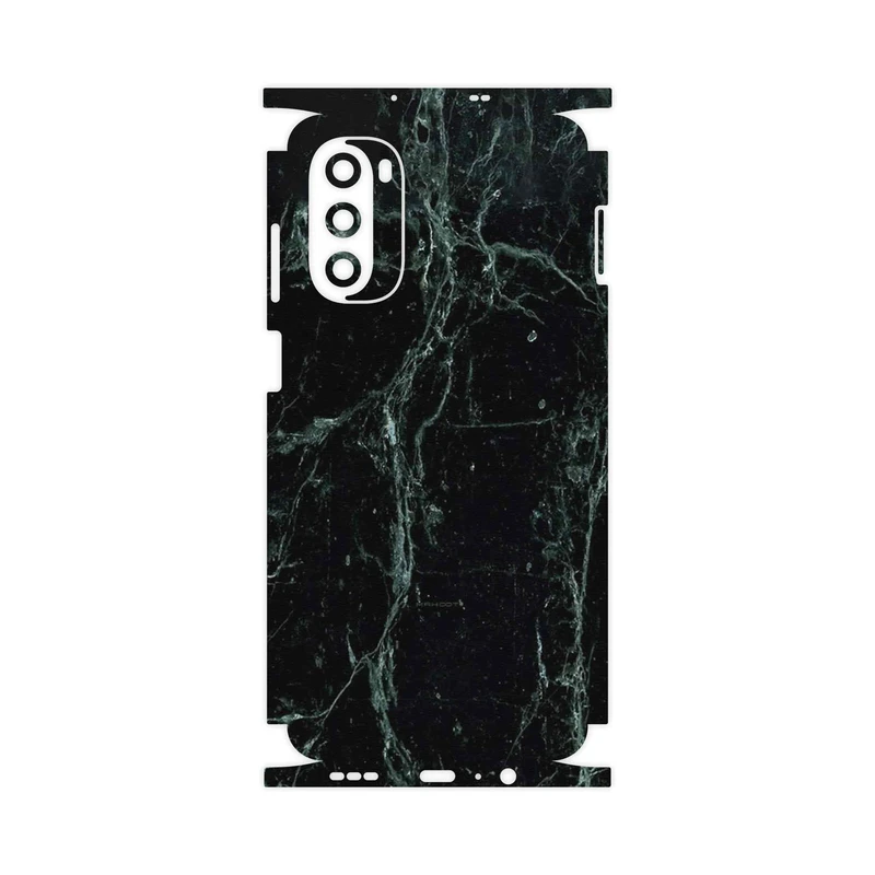 برچسب پوششی ماهوت مدل Graphite_Green_Marble-FullSkin مناسب برای گوشی موبایل موتورولا Moto G52