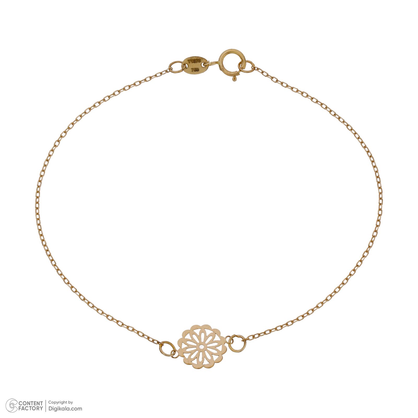 دستبند طلا 18 عیار زنانه مایا ماهک مدل MB1625 -  - 2