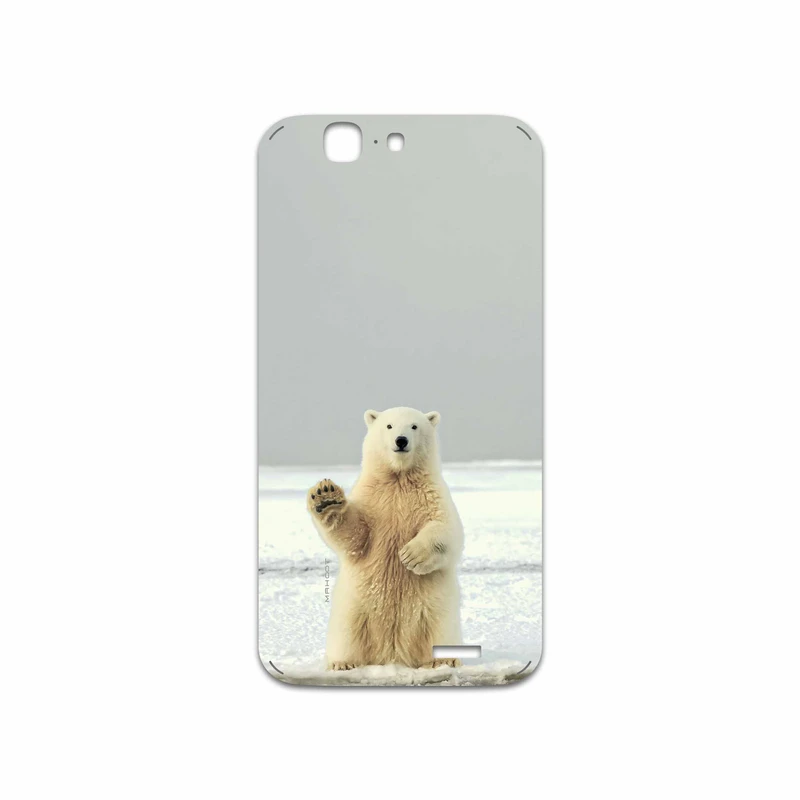 برچسب پوششی ماهوت مدل Polar bear مناسب برای گوشی موبایل هوآوی Ascend G7