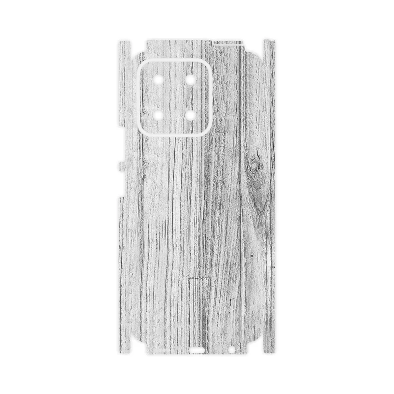 برچسب پوششی ماهوت مدل White_Wood-FullSkin مناسب برای گوشی موبایل آنر X5b