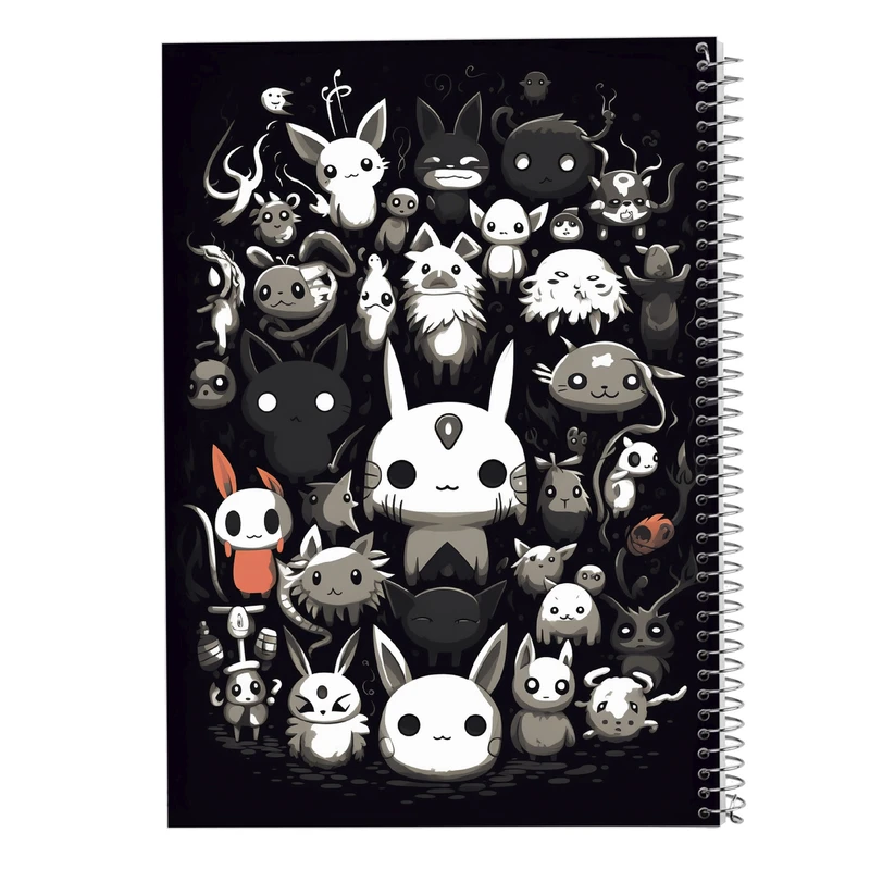 دفتر ژورنال نویسی 50 برگ مدوپد مدل نقطه ای طرح Ghibli کد DF2450