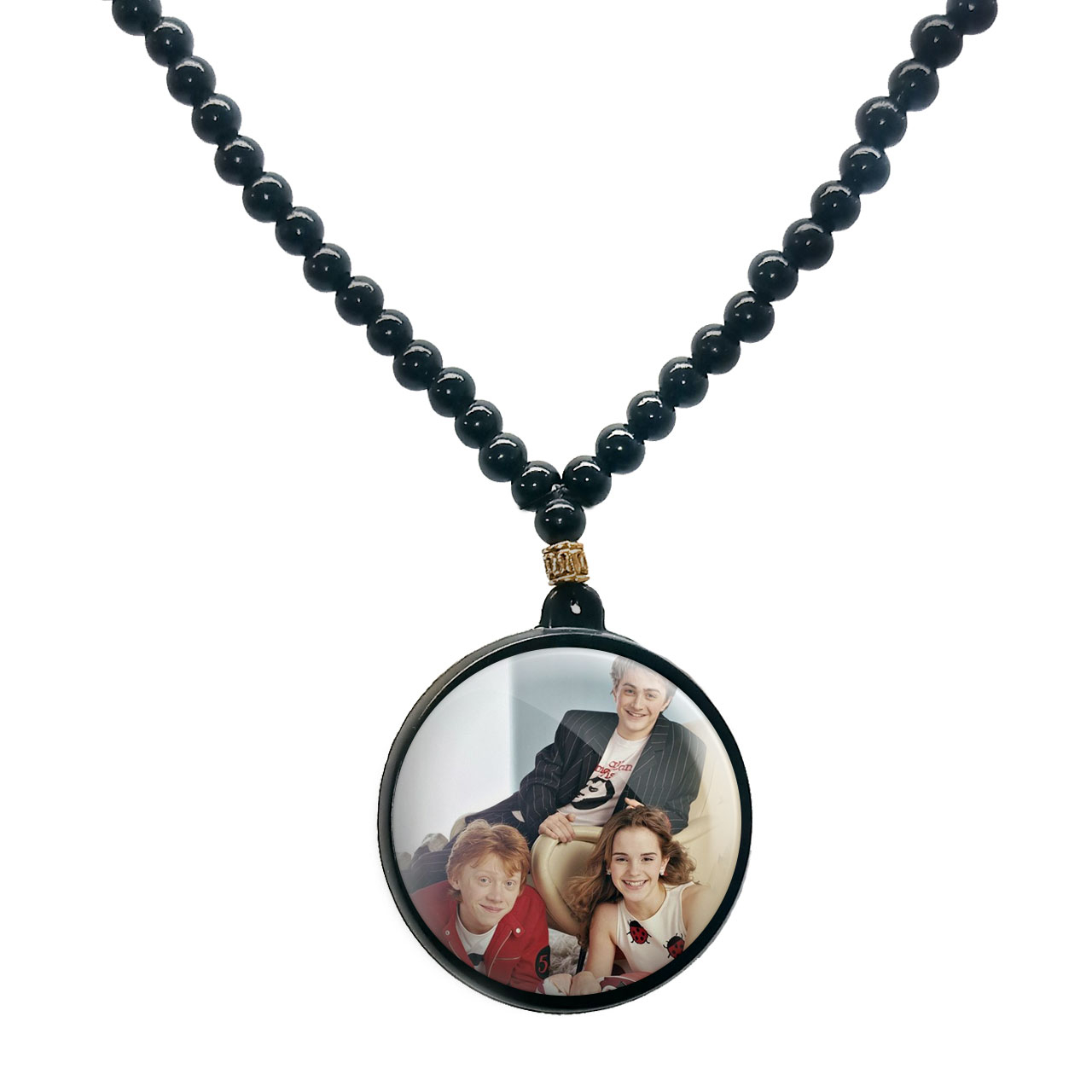 گردنبند پرمانه طرح Harry Potter کد pmd.23969 مدل دو طرفه