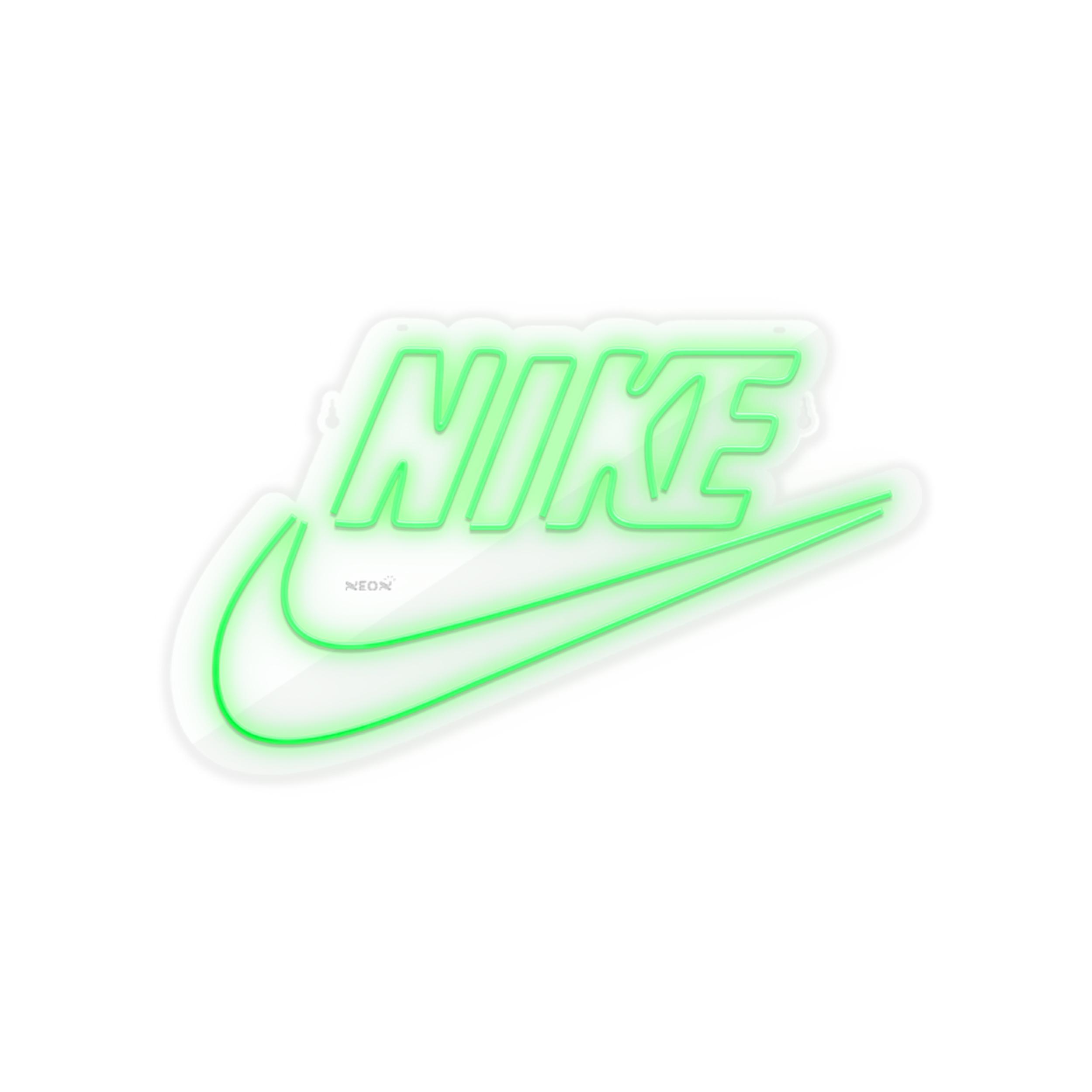 چراغ دیواری نئون دیزاین طرح Nike-Text_GR