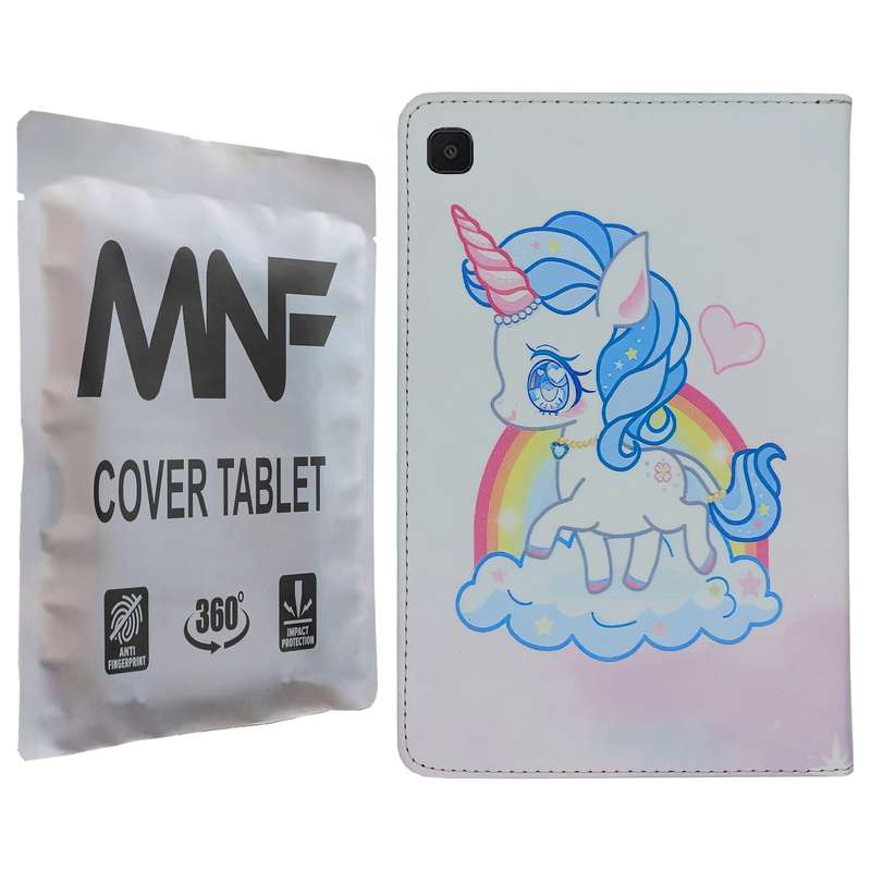 کیف کلاسوری ام ان اف طرح یونی کورن کد M-047 مناسب برای تبلت سامسونگ Galaxy Tab A 8.0 2019 T290 / T295