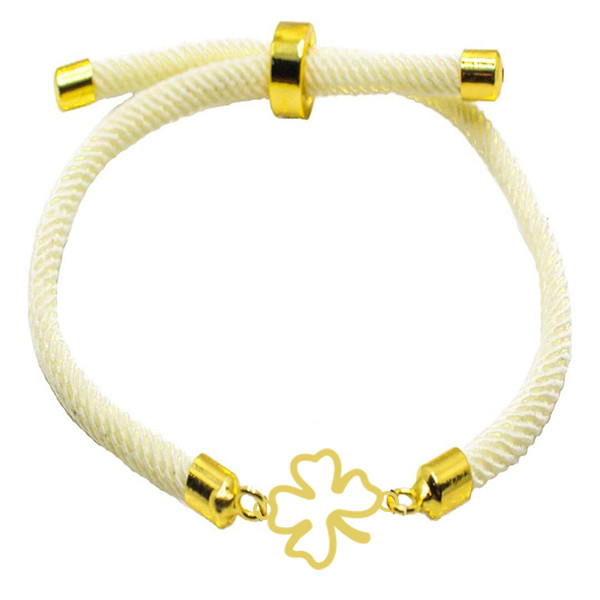 دستبند طلا عیار 18 زنانه مدل آسانسوری پلاک دار طرح برگ