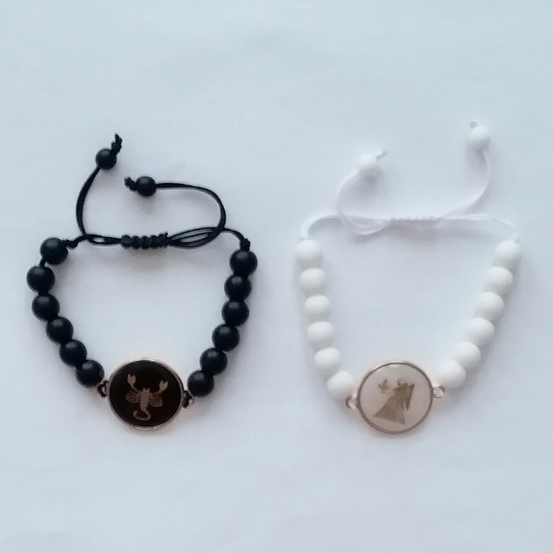 دستبند مدل ماه تولد شهریور و آبان F77 مجموعه 2 عددی دستبند مدل ماه تولد شهریور و آبان F77 مجموعه 2 عددی