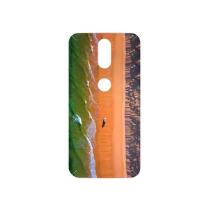 MAHOOT Beach and Green Sea Cover Sticker for Motorola Moto G4