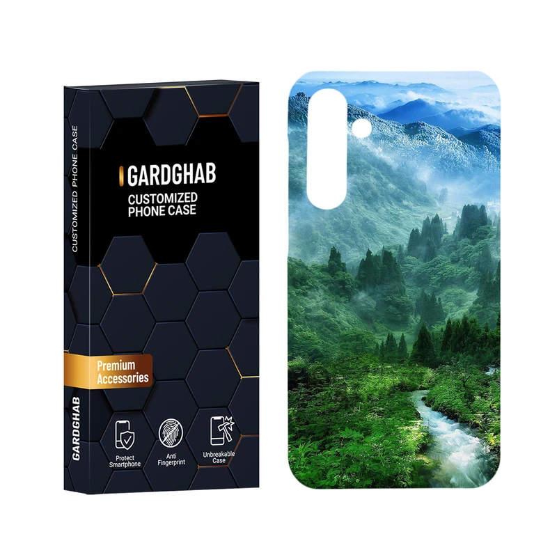 کاور گارد قاب مدل کهکشان و طبیعت مناسب برای گوشی موبایل سامسونگ Galaxy M35 5G