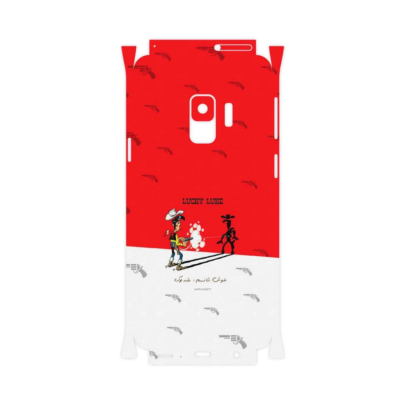 برچسب پوششی ماهوت مدل Lucky Luke-FullSkin مناسب برای گوشی موبایل سامسونگ Galaxy S9