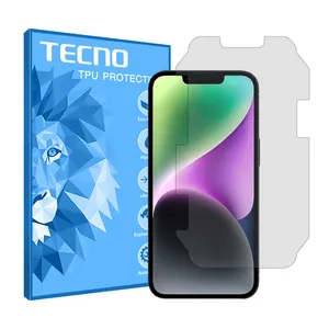 Tecno HyGEL model transparent screen protector suitable for Apple iPhone 14 mobile phone