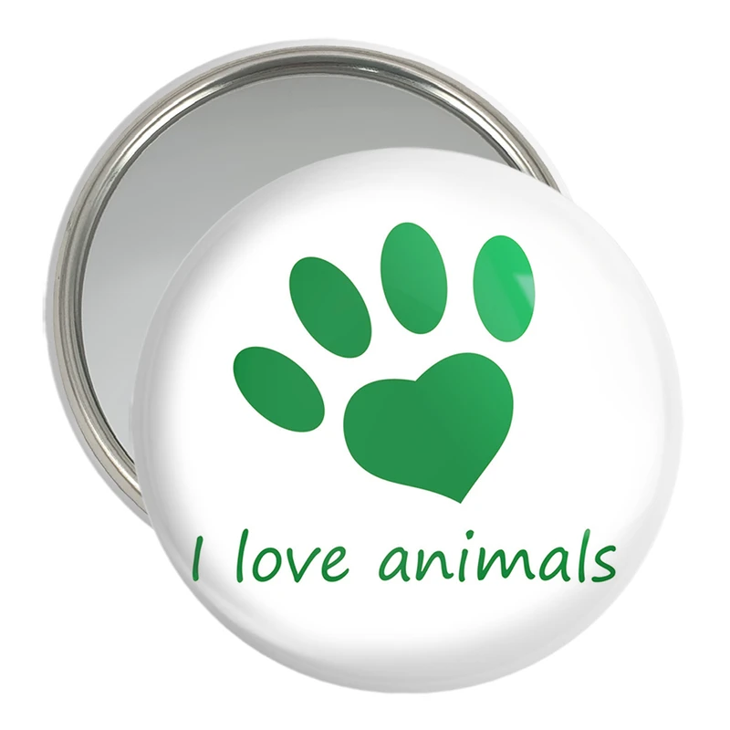 آینه جیبی خندالو مدل حمایت از حیوانات کد 27355