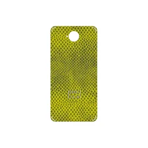 MAHOOT Yellow Snake Skin Cover Sticker for Microsoft Lumia 650