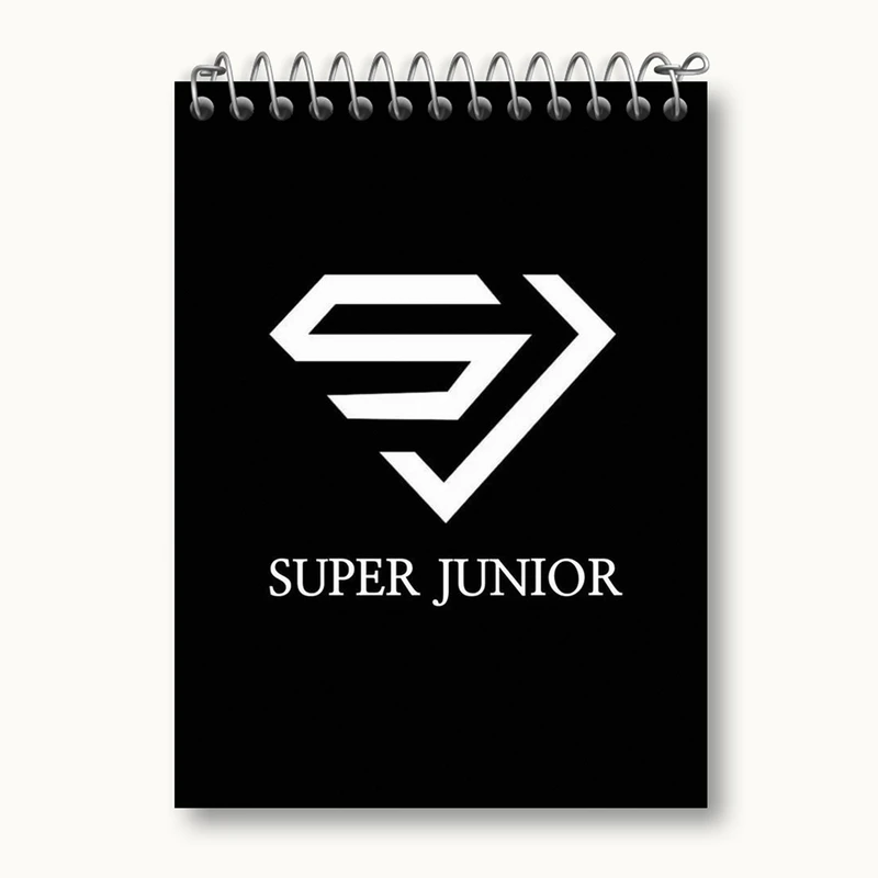 دفتر یادداشت 50 برگ خندالو مدل گروه سوپر جونیور Super Junior کد 12196