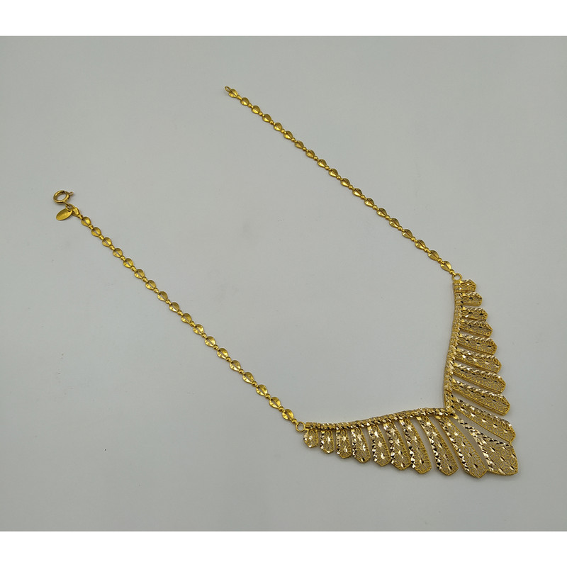 گردنبند طلا 18 عیار زنانه مدل زیتون