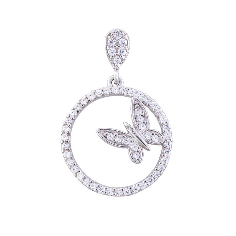 آویز گردنبند نقره زنانه مدل AVN_M075