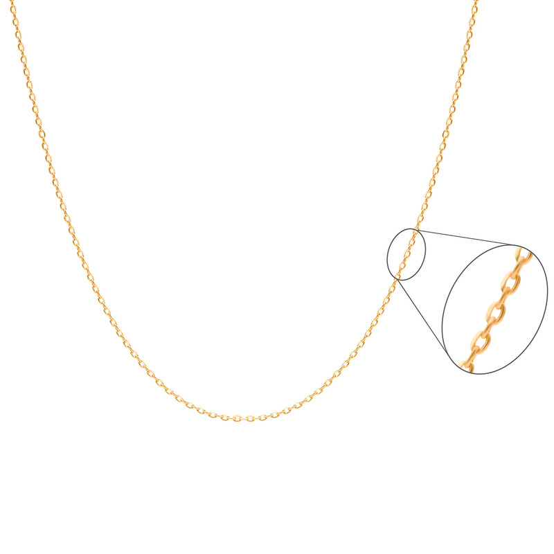 زنجیر طلا 18 عیار زنانه کاپانی مدل kz004