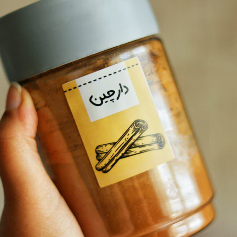 برچسب طرح نظم دهنده ادویه مدل waterproof