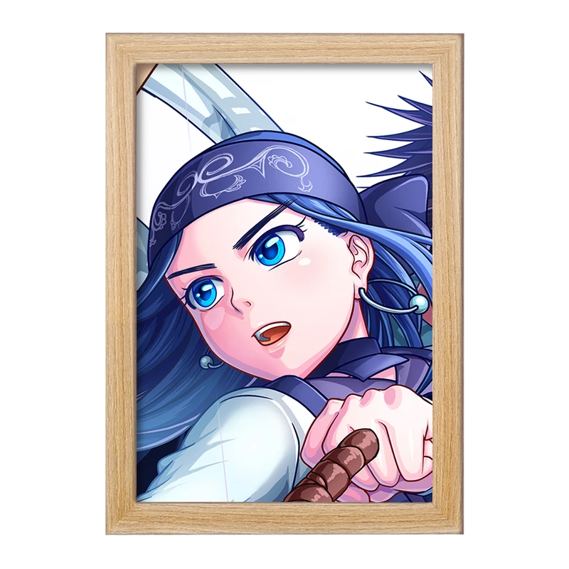 تابلو خندالو مدل اسیرپا انیمه کامویی طلایی Golden Kamuy کد 23730