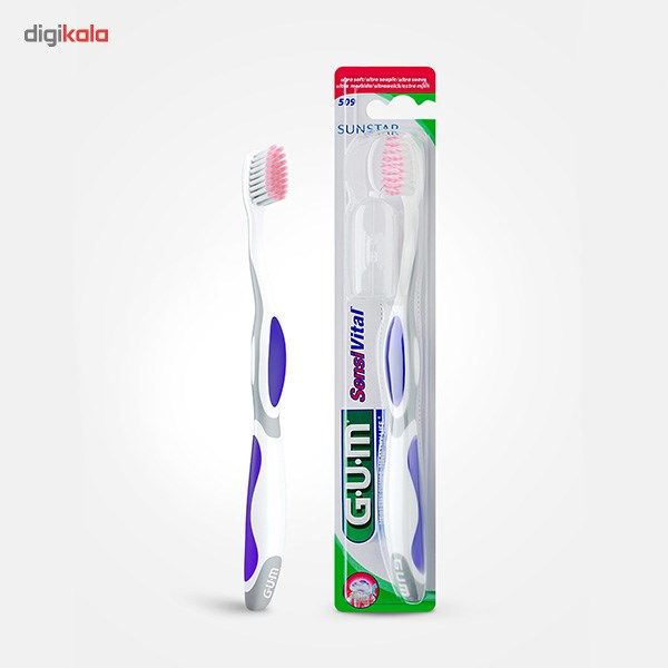 مسواک جی یو ام مدل Sensivital با برس بسیار نرم main 1 1