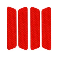  برچسب شبرنگ هشدار باز بودن درب خودرو رفلکتر مدل R7YK مناسب برای کوئیک بسته 4 عددی