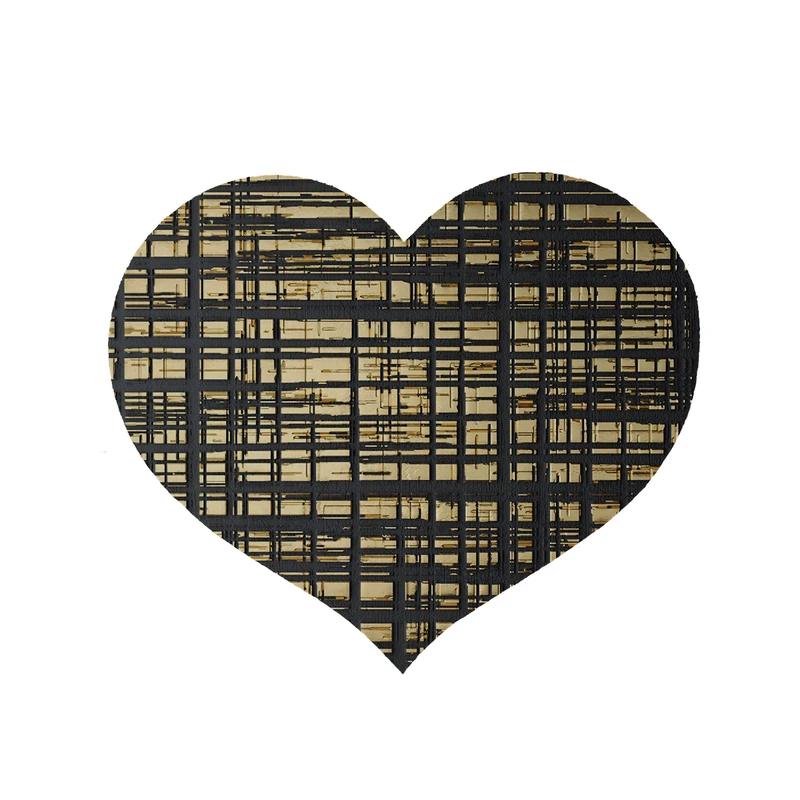 پادری مدل قلب طرح کلاسیک کد 8793 سایز 90x90 سانتی متر