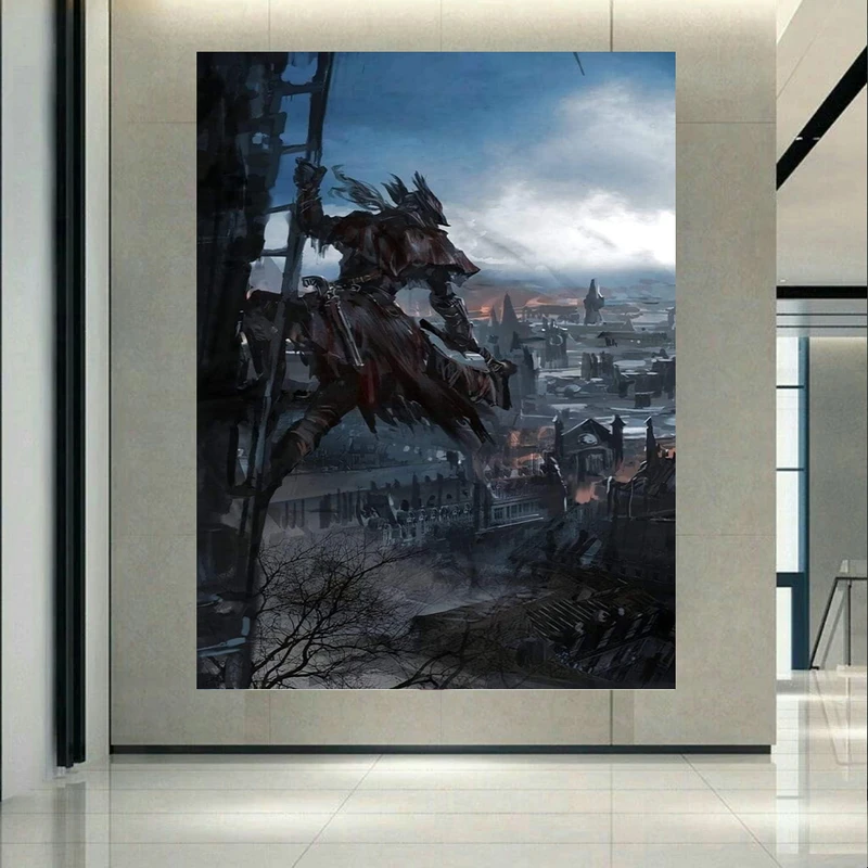پوستر طرح گیم مدل Bloodborne کد AR16690