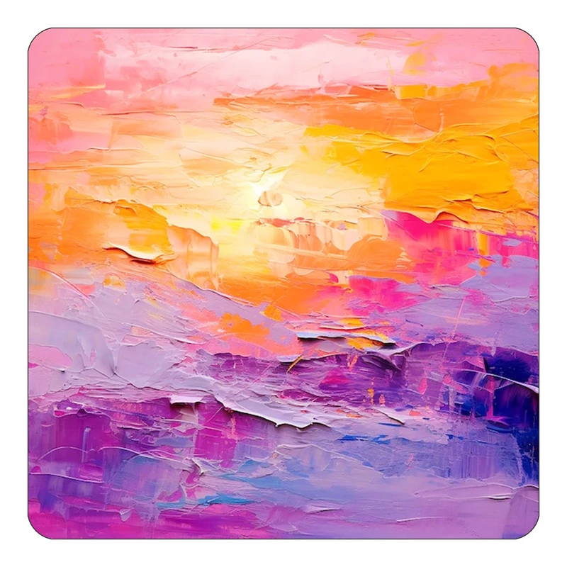 مگنت کاکتی طرح نقاشی رنگ روغن مدل mp70470