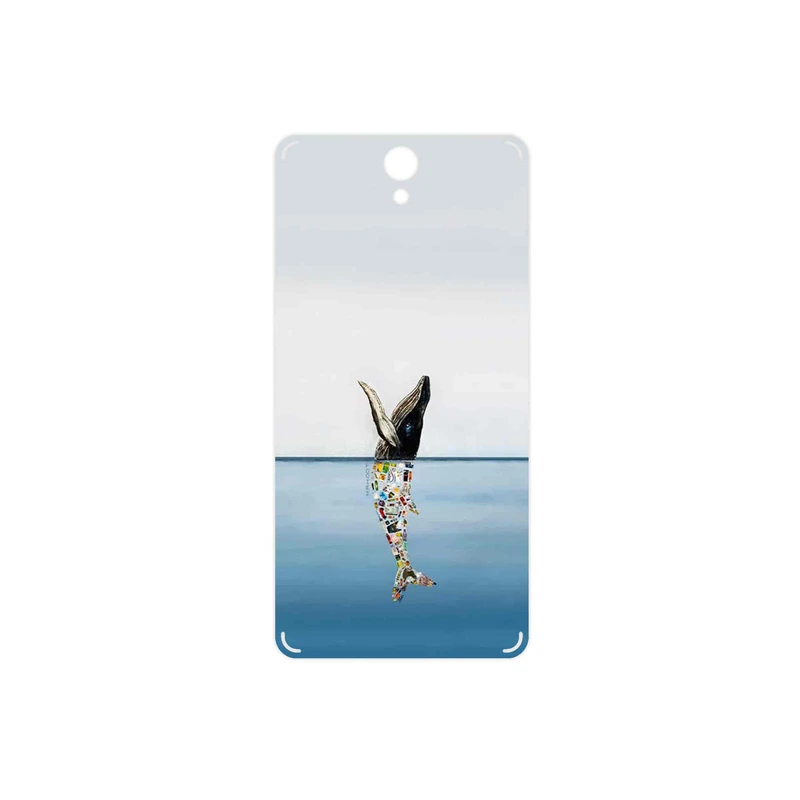 برچسب پوششی ماهوت مدل Collage of Sea Trash مناسب برای گوشی موبایل لنوو Vibe S1