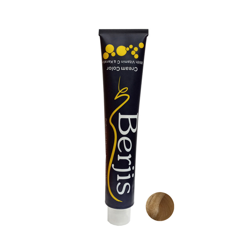 رنگ مو برجیس شماره 8.0 حجم 100 میلی لیتر رنگ بلوند روشن