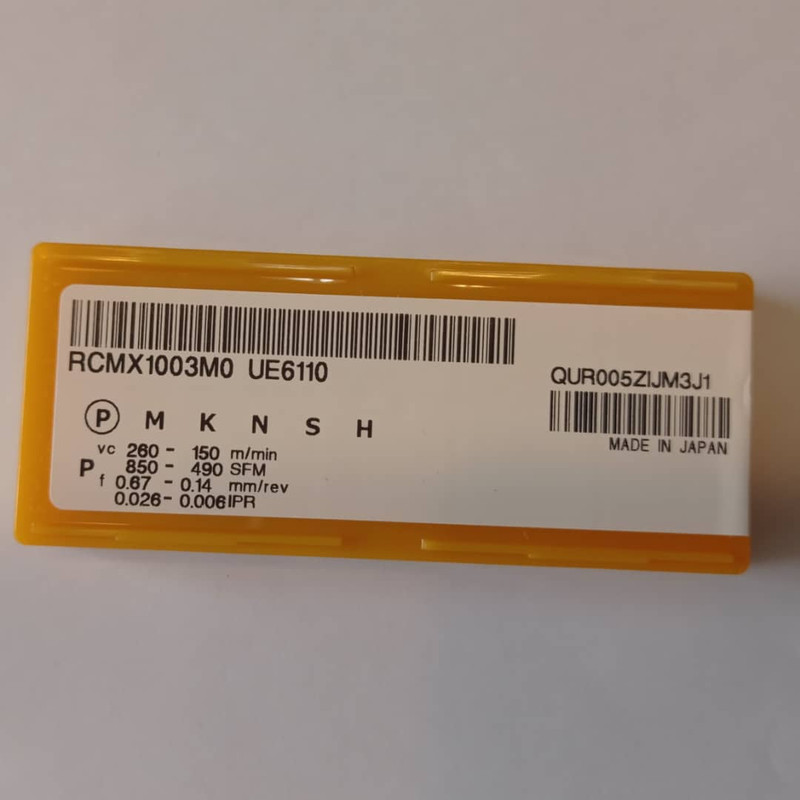 مجموعه 10 عددی اینسرت میتسوبیشی مدل RCMX1003M0 مجموعه 10 عددی اینسرت میتسوبیشی مدل RCMX1003M0