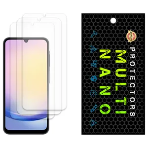 Anti-reflective Multi Nano Screen Protector Model X-S3M Suitable for Samsung Galaxy A25 Mobile Phone, Pack of Three