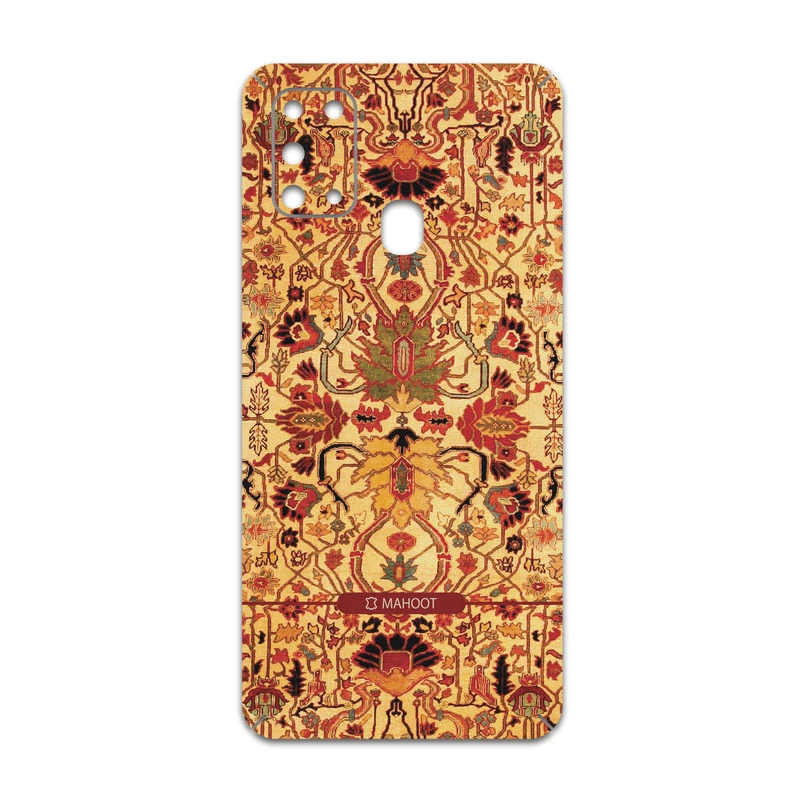 برچسب پوششی ماهوت مدل Persian-Carpet-Yellow مناسب برای گوشی موبایل سامسونگ Galaxy M31