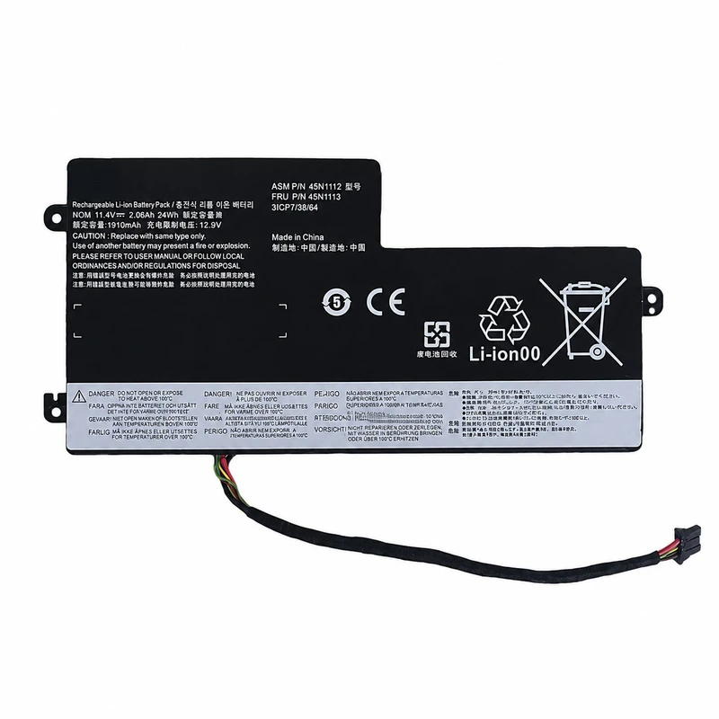 باتری لپ‌تاپ 3 سلولی دابل ام مدل 45N1112 مناسب برای لپ تاپ ThinkPad X230		