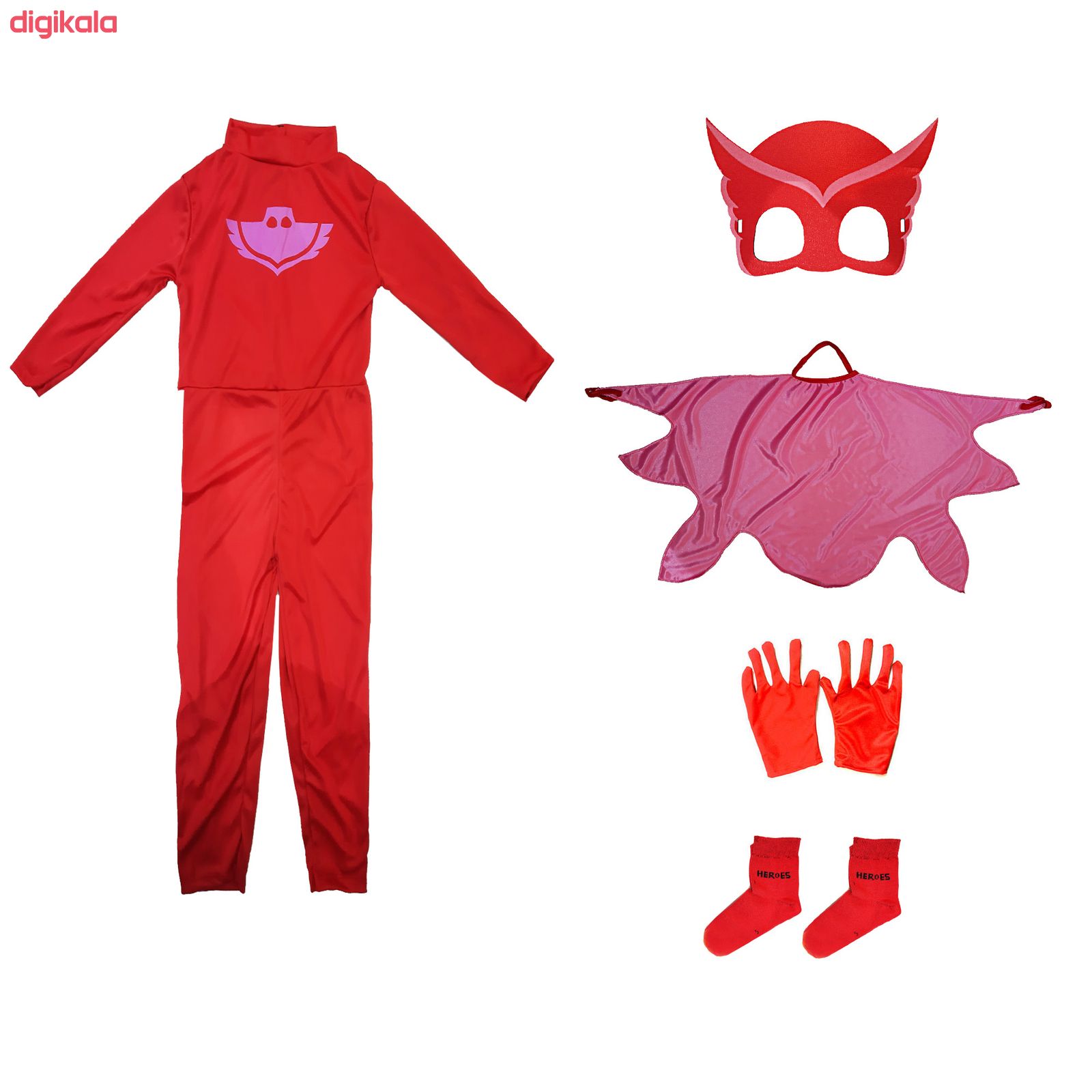 مشخصات قیمت و خرید ست ایفای نقش طرح گروه شب نقاب کد Pjmasks P 56 مجموعه پنج عددی دیجی کالا